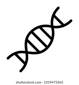 Gene Vector Thick Line Icon For Personal And Commercial Use.
