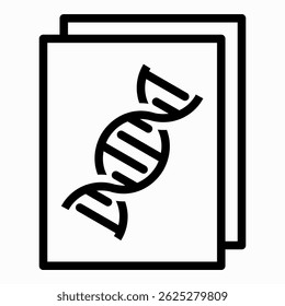 Genealogical Data Icon Element For Design
