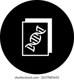 Genealogical Data Icon Element For Design