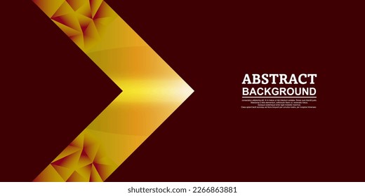 The general abstract background, but with a luxurious frame ornament, with golden colors and a dark background adds to the futuristic and majestic, and elegant impression.