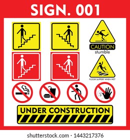 general attention and safety instructions 001