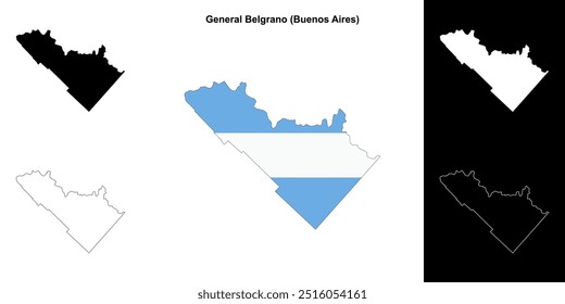 Mapa geral do departamento de Belgrano (Buenos Aires)