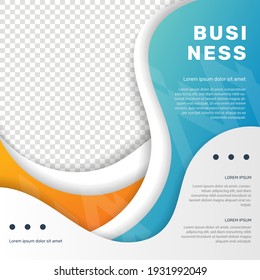 General business flyer template. -  Vector.