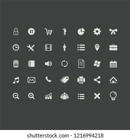 General business icons popular for website vector illustration eps 10