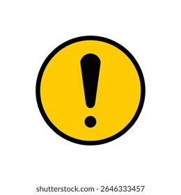 General caution warning icon vector design template
