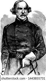 General Daniel Tyler, vintage illustration