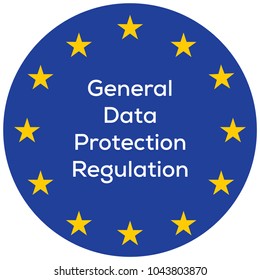 General Data Protection Regulation GDPR. European Union gdpr vector illustration. GDPR is General Data Protection Regulation in European Union.