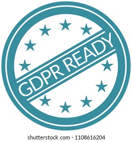 General Data Protection Regulation or GDPR concept with European Union or EU stars 