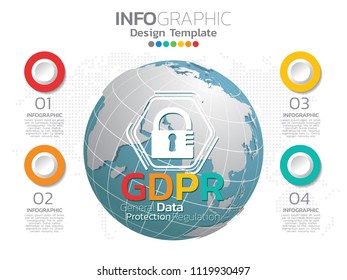 General Data Protection Regulation (GDPR) Concept Illustration