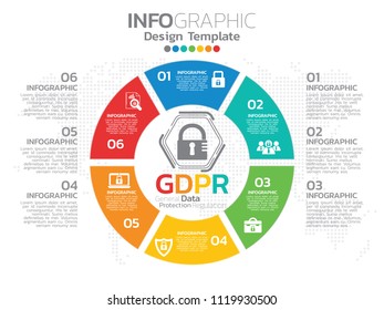 General Data Protection Regulation (GDPR) Concept Illustration