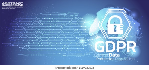 General Data Protection Regulation (GDPR) Concept Illustration