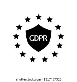 General Data Protection Regulation (GDPR) flat icon