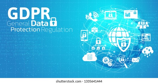 General Data Protection Regulation (GDPR) Concept.