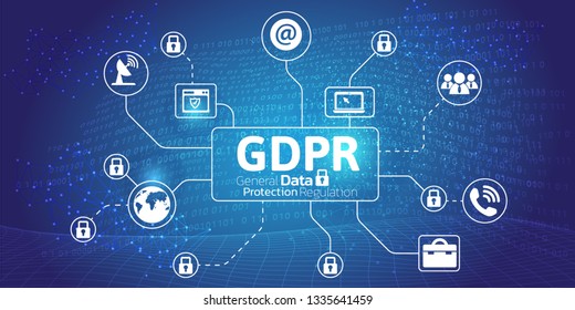 General Data Protection Regulation (GDPR) Concept.