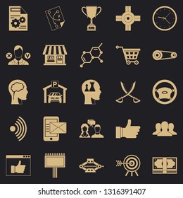General director icons set. Simple set of 25 general director vector icons for web for any design