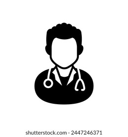 General Doctor icon in vector. Logotype
