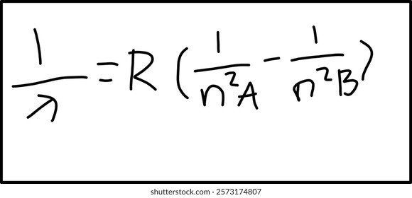 general equation for each series of the hydrogen atom spectrum