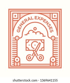 GENERAL EXPENSES ICON CONCEPT