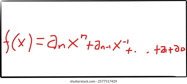 general form of mathematical polynomials