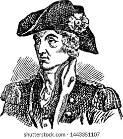 General Francis Marion, vintage illustration