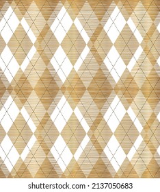 General Gold Rhombus Pattern Design