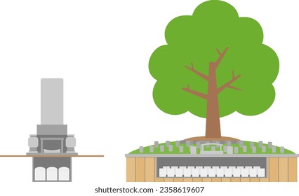 General graves and tree burial graves