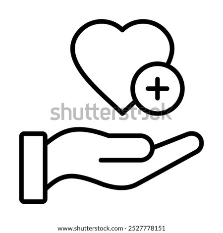 General Health icon line vector illustration
