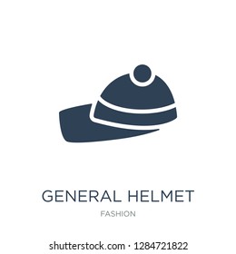 general helmet icon vector on white background, general helmet trendy filled icons from Fashion collection, general helmet vector illustration