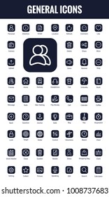 General icons set