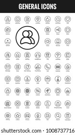 General icons set