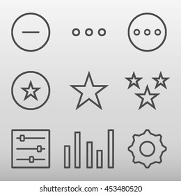 General Icons Set Vector Illustration