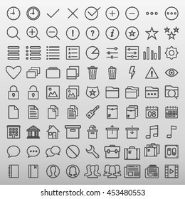 General Icons Set Vector Illustration