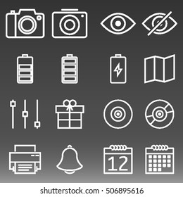 General Icons Set Vector Illustration