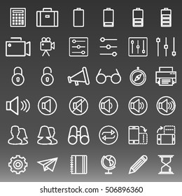 General Icons Set Vector Illustration