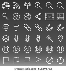 General Icons Set Vector Illustration