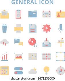 general iconset without outline style