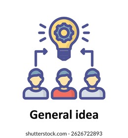 General idea Vector icon which can easily modify or edit 
