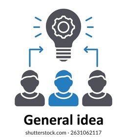General idea Vector icon which can easily modify or edit 

