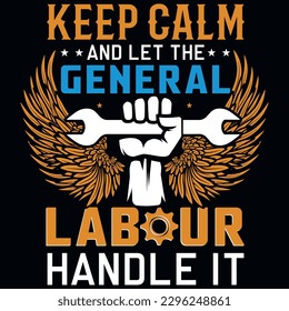 General labor day graphics tshirt design 