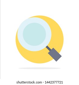 General, Magnifier, Magnify, Search Abstract Circle Background Flat color Icon