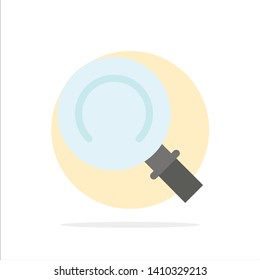 General, Magnifier, Search Abstract Circle Background Flat color Icon