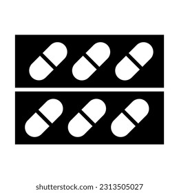 General Medicines Vector Glyph Icon For Personal And Commercial Use.
