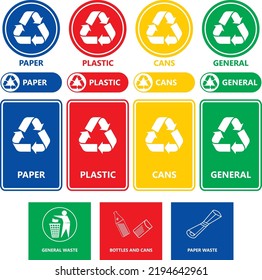 general paper and plastic waste