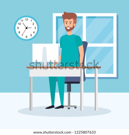 general practitioner in consulting room