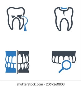 General And Preventive Dentistry Icon Set-1