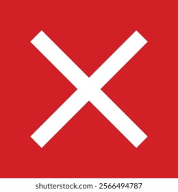 The general prohibition sign , also known as a no symbol, no sign, circle-backslash symbol, nay, interdictory circle or universal no, is a red circle with a red diagonal line through it 