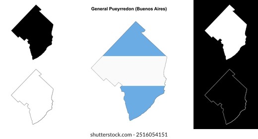 Mapa geral do departamento de Pueyrredon (Buenos Aires)