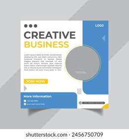General square business flyer template
