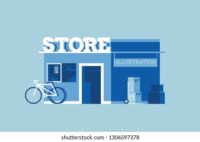 General store illustration