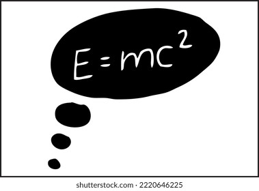 General Theory Of Relativity Doodle Illustration Science Of Physicts